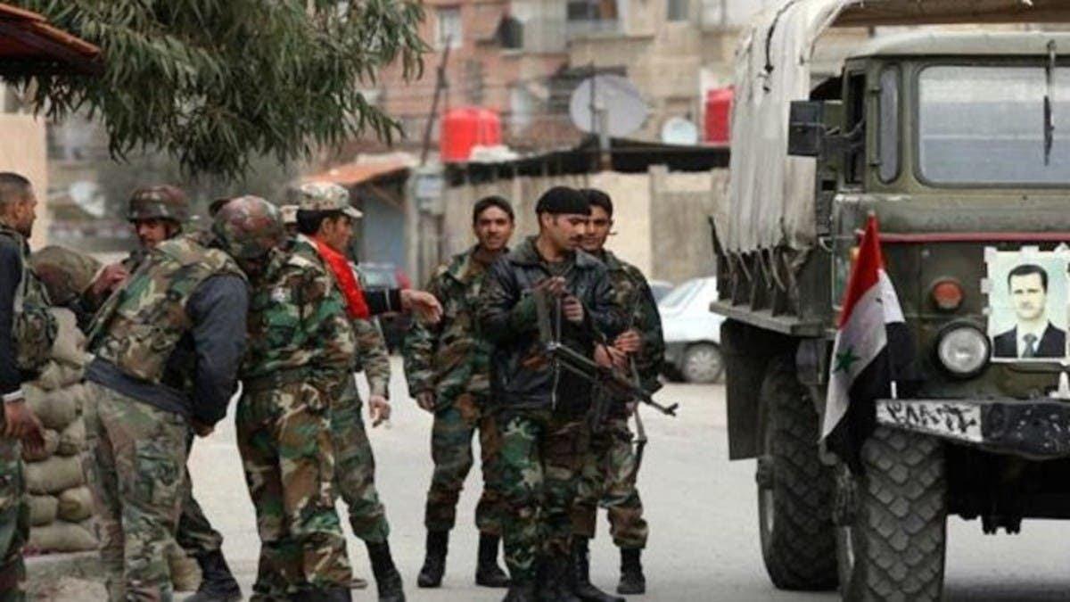 شجار كبير بين عناصر الأسد بريف دمشق