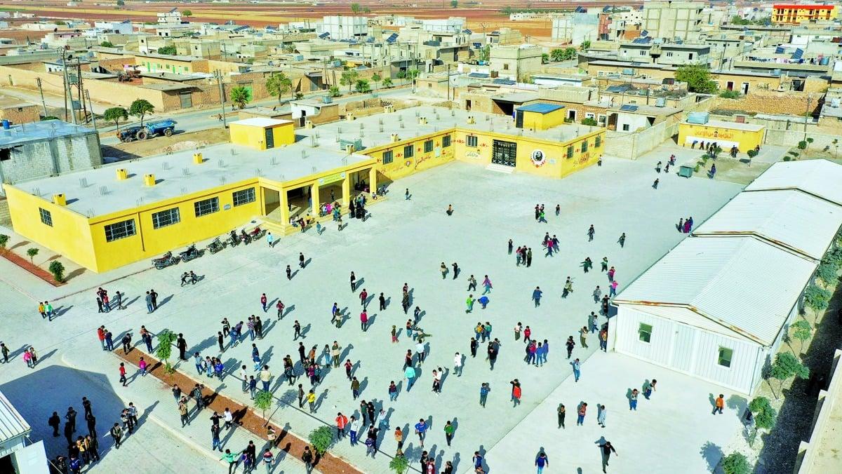قطر تُنجز مشروعاً جديداً لدعم التعليم شمالي سورية