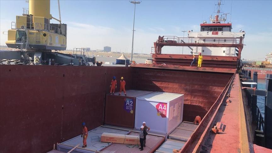 قطر تجهز 1400 بيت متنقِّل لصالح متضرِّري الزلزال بتركيا