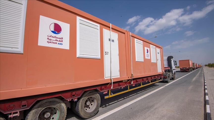 قطر ترسل المئات من منازل كأس العالم المتنقلة لمتضرِّري الزلزال