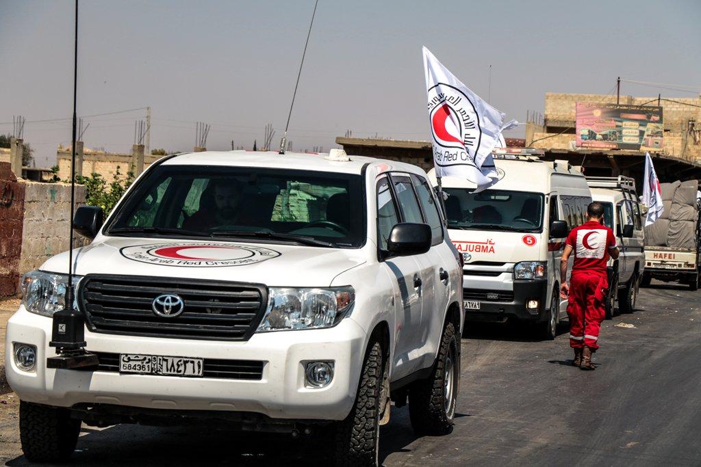 ”الهلال الأحمر” يحرم آلاف العائلات في السويداء من المساعدات.. والتوزيع حسب طلب الأفرع الأمنية