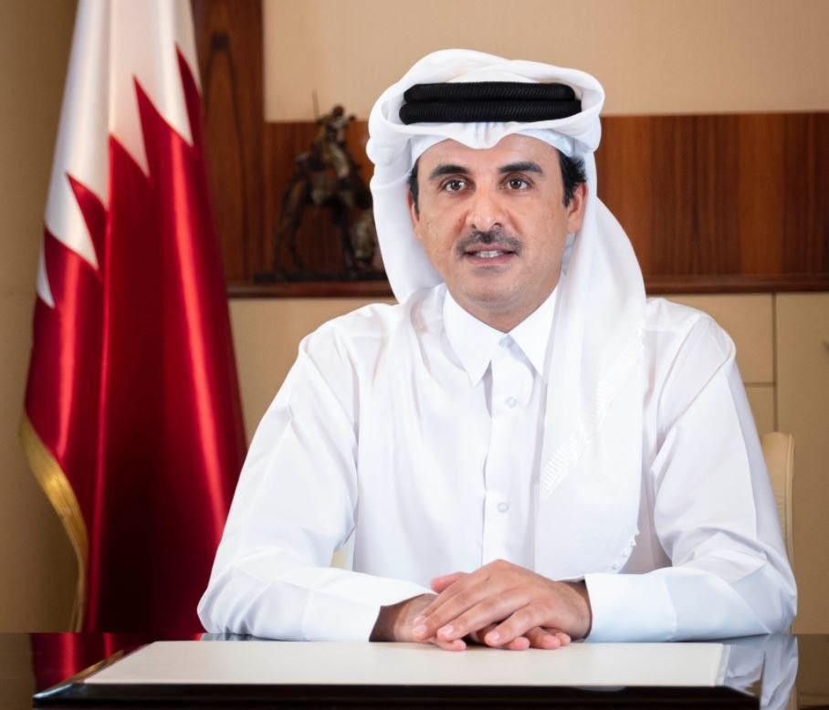 أمير قطر يستنكر تأخُّر وصول المساعدات إلى المتضررين من الزلزال شمال غربي سورية