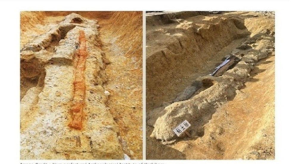 علماء يابانيون يعثرون على سيف داكو الحديدي الذي يبلغ طوله 2.3 متر