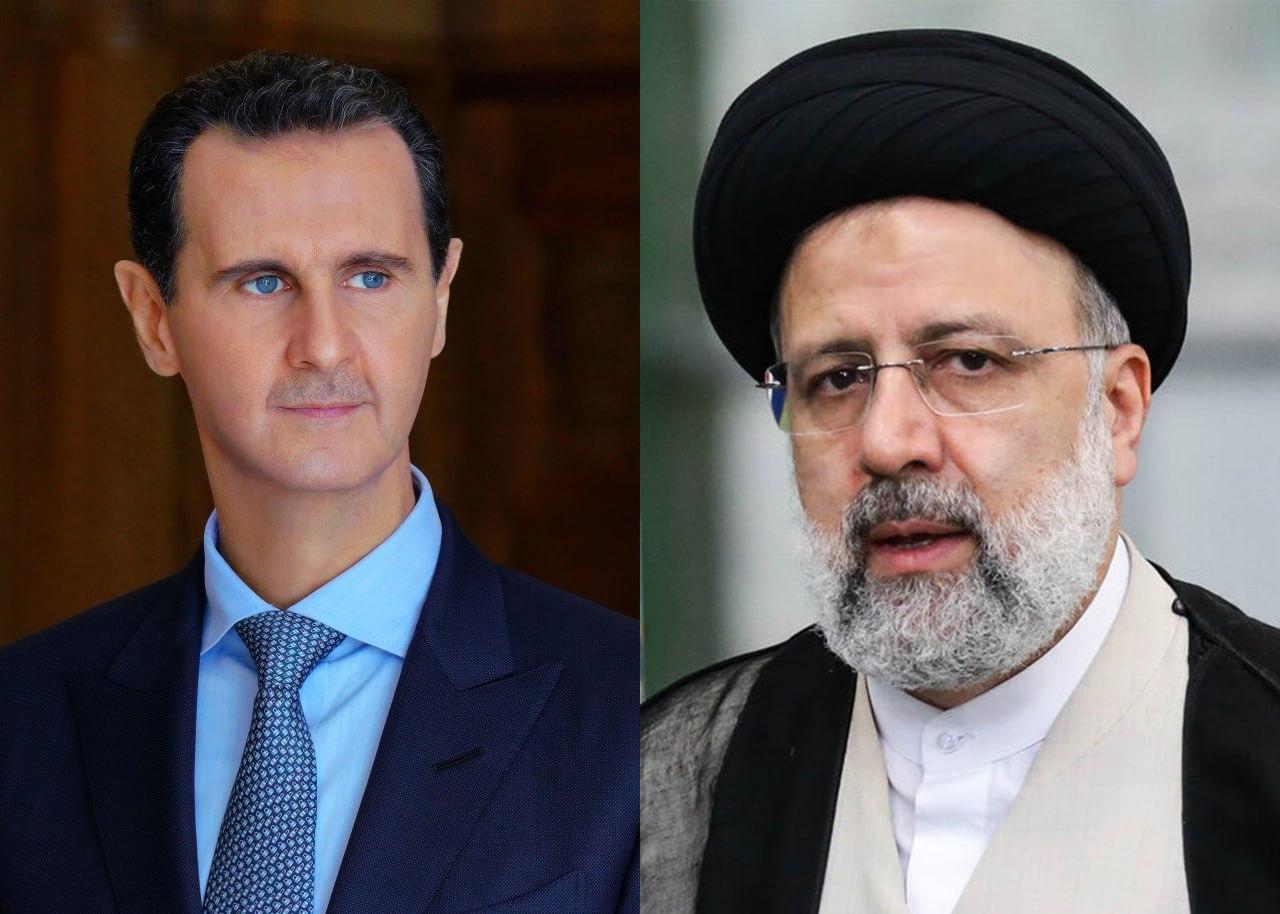 بشار الأسد وإبراهيم رئيسي يطالبان العالم بالتصدي لإسرائيل رغم خذلانهما لـ"حماس