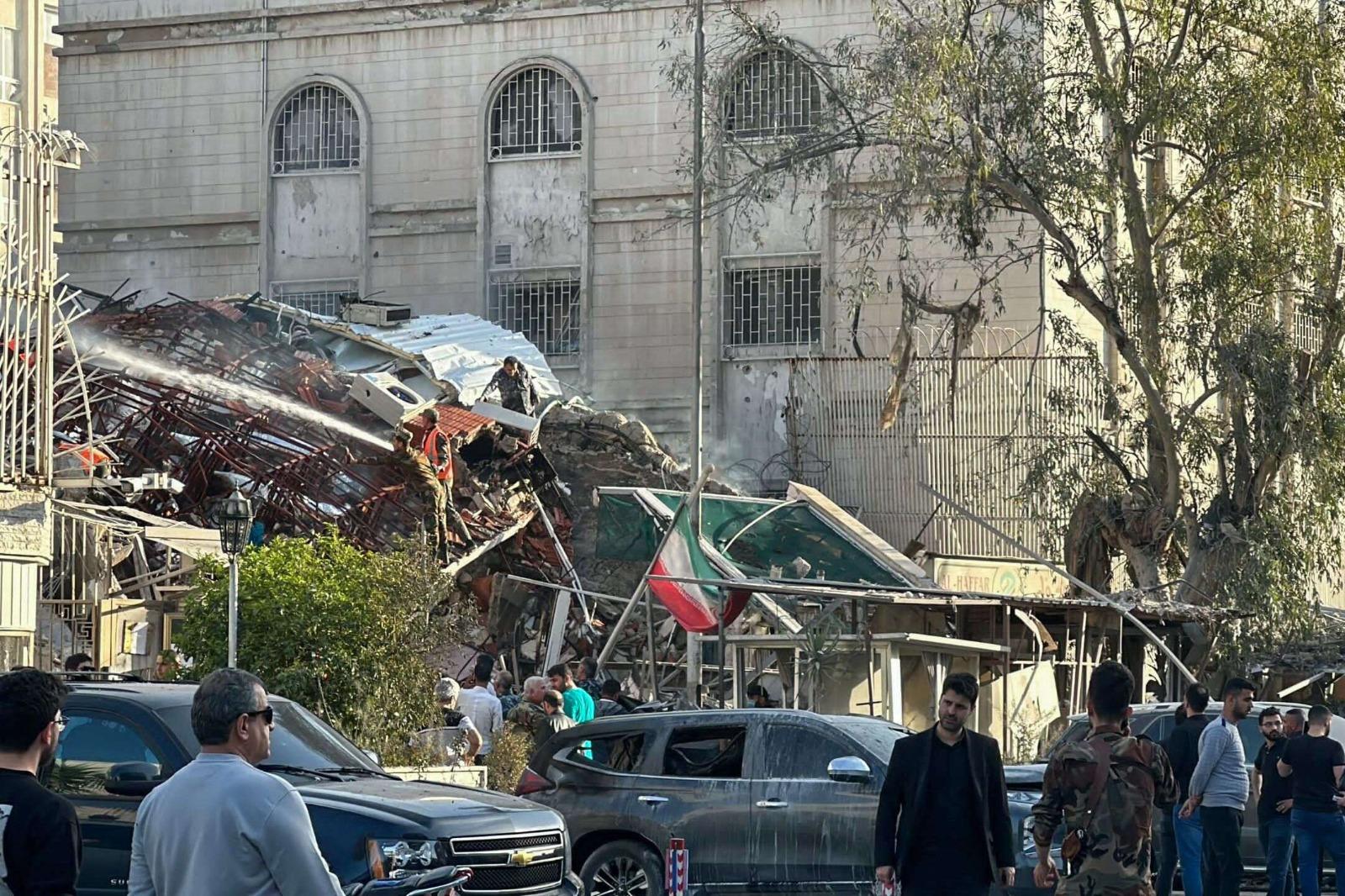 دول عربية تدين استهداف القنصلية الإيرانية في دمشق