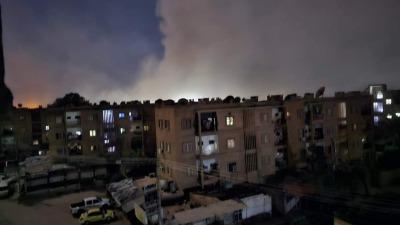 إسرائيل تقصف البحوث العلمية في جمرايا بريف دمشق